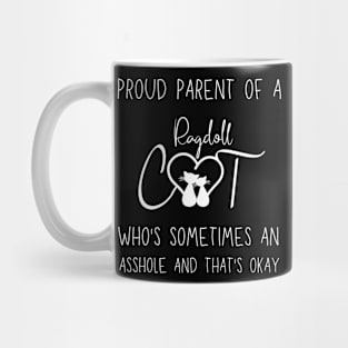 Proud Parents of Ragdoll Pet Cat Mug